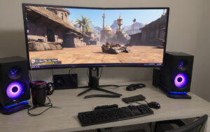 Budget gaming monitor setup