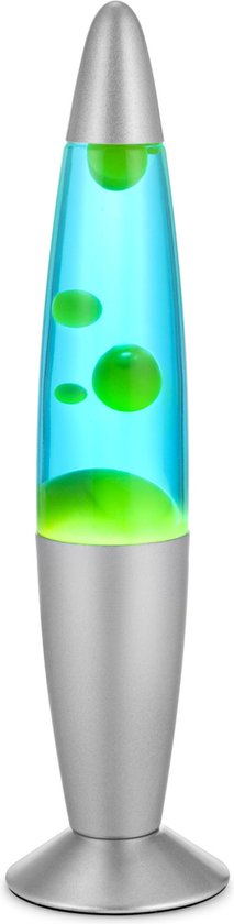 SafeTech Lavalamp - Groen - Tafellamp - 3 Kleuren