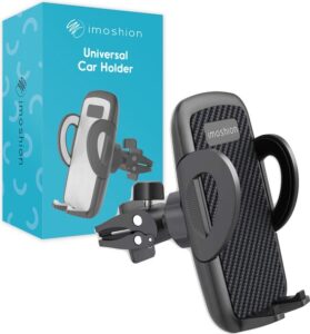 iMoshion Telefoonhouder Auto Ventilatie - GSM Houder - Auto Accessories - Verstelbaar - Universeel - Carbon - Telefoonhouders Auto - Zwart